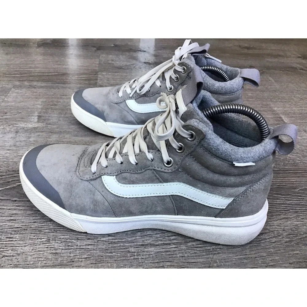 Vans Ultrarange Ultra Cush Lite High Top Shoes Size 8 Mens 9.5 Womens Color Gray